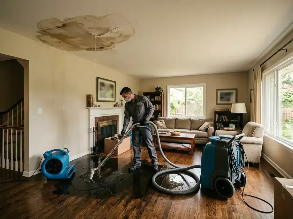 attic-pipe-burst-ceiling-drip-008 — frequently asked questions, Water Damage Restoration & Carpet Care in Mattoon, IL
